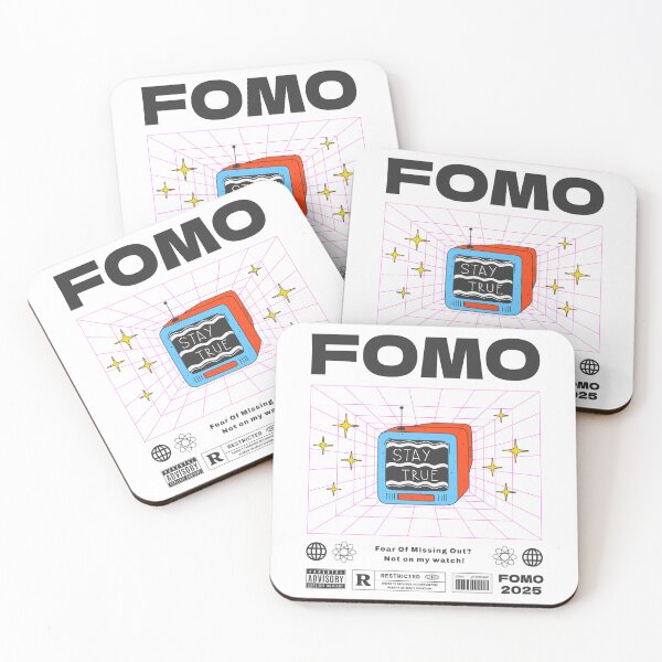 Item preview, FOMO 2025 Design – Fear Of Missing Out Motif – Trendy Streetwear designed and sold by MOPClothing2025.