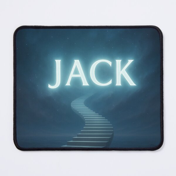 Item preview, JACK Floating Above Infinity – Surreal Staircase Art designed and sold by VoidBloom Studio.