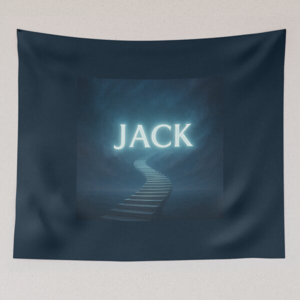 Item preview, JACK Floating Above Infinity – Surreal Staircase Art designed and sold by VoidBloom Studio.