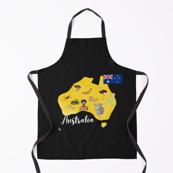 Item preview, Australia Map T-Shirt – Icons, Culture & Wildlife designed and sold by Right-UR.