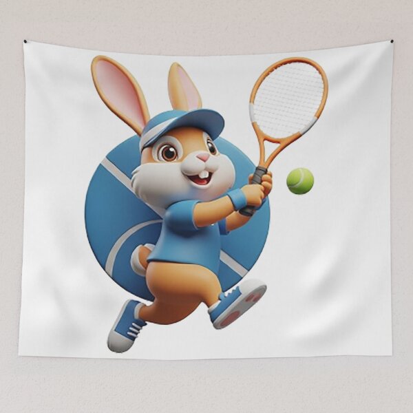 Artikelvorschau, Kaninchen-Tennis-Ass entworfen und verkauft von likbatonboot.