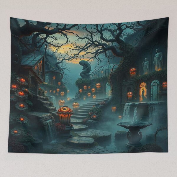 Item preview, Whispers in the Garden – Dark Fantasy Art by KI Artist FotoworldEdel designed and sold by FotoworldEdel.
