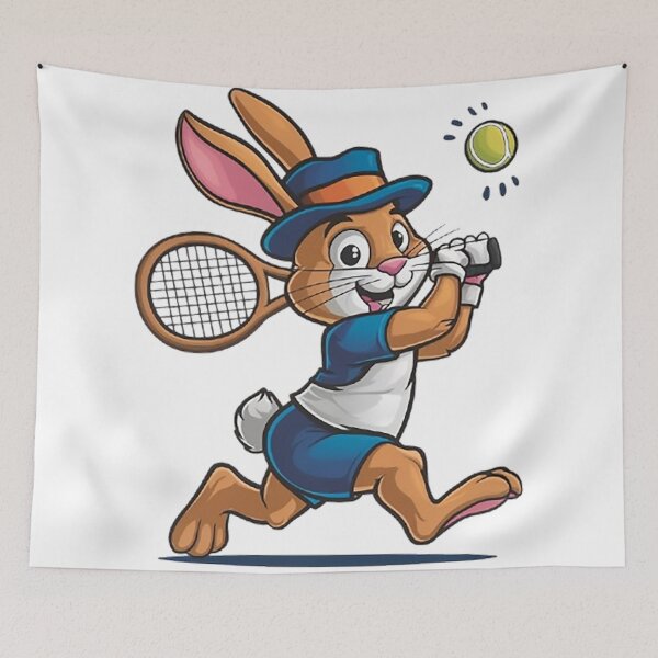Artikelvorschau, Kaninchen-Tennis-Ass entworfen und verkauft von likbatonboot.