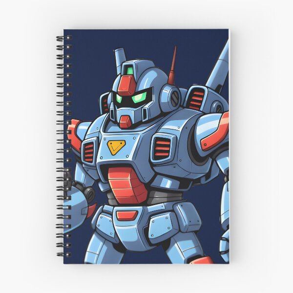 Item preview, Retro Futuristic Mecha Robot Soldier with Blaster Gun designed and sold by DASK-VIBES.