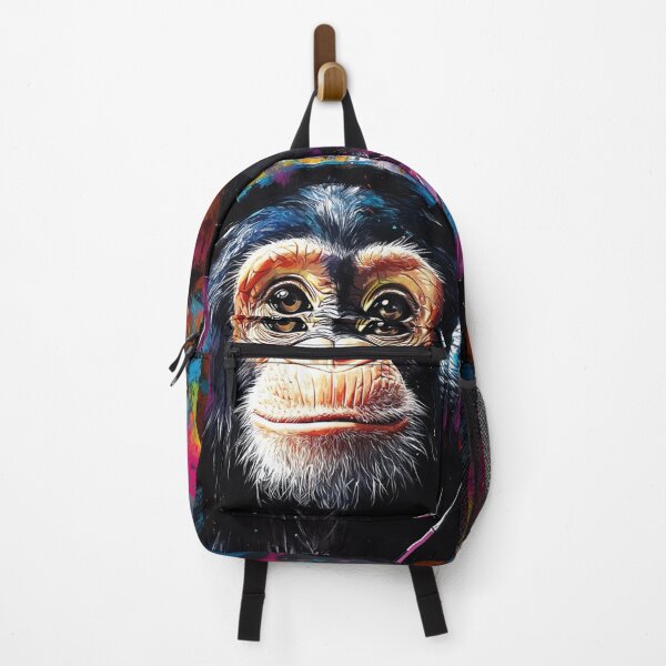 Item preview, DJ Baby Monkey Thinker With Colorful Headphones designed and sold by GrinGalore.