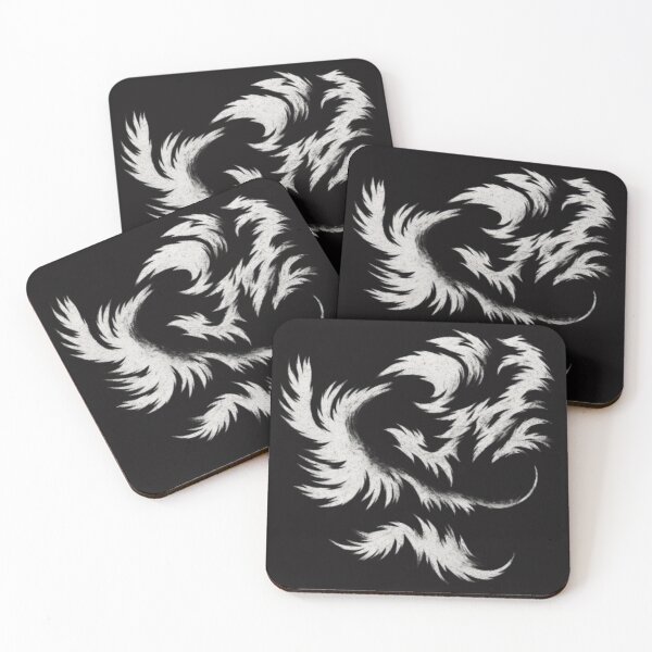 Item preview, Whirl of Wings – Surreal Feather Storm Design designed and sold by Shakhbata-1.