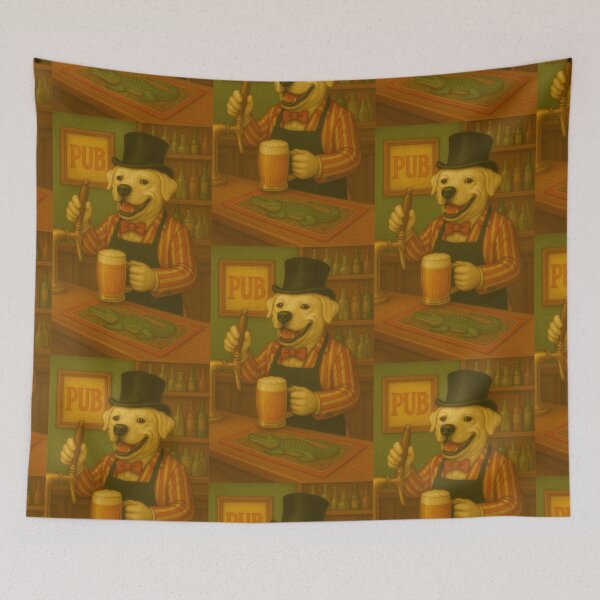 Item preview, The Dapper Dog Bartender: designed and sold by Animalistics.