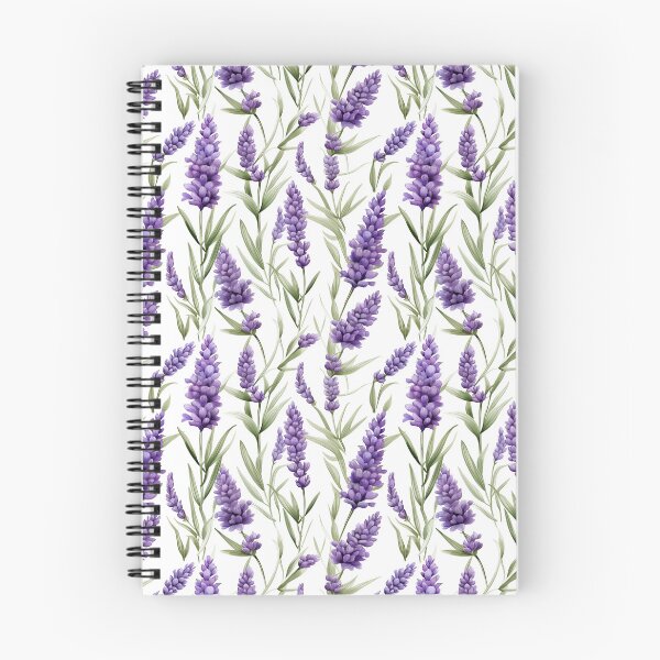 Item preview, Jardín de lavanda - Patrón floral sin costuras designed and sold by ThreadvectorCo.