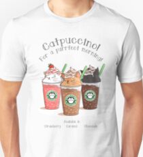 Catpuccino! For a purrfect morning! Unisex T-Shirt