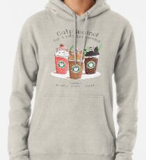 Catpuccino! For a purrfect morning! Pullover Hoodie
