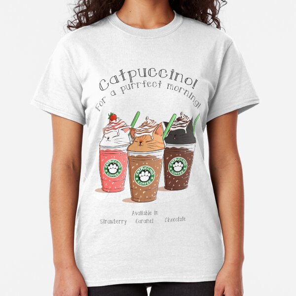 Catpuccino! For a purrfect morning! Classic T-Shirt