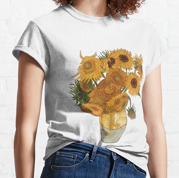Girasoles Van Gogh Camiseta clásica