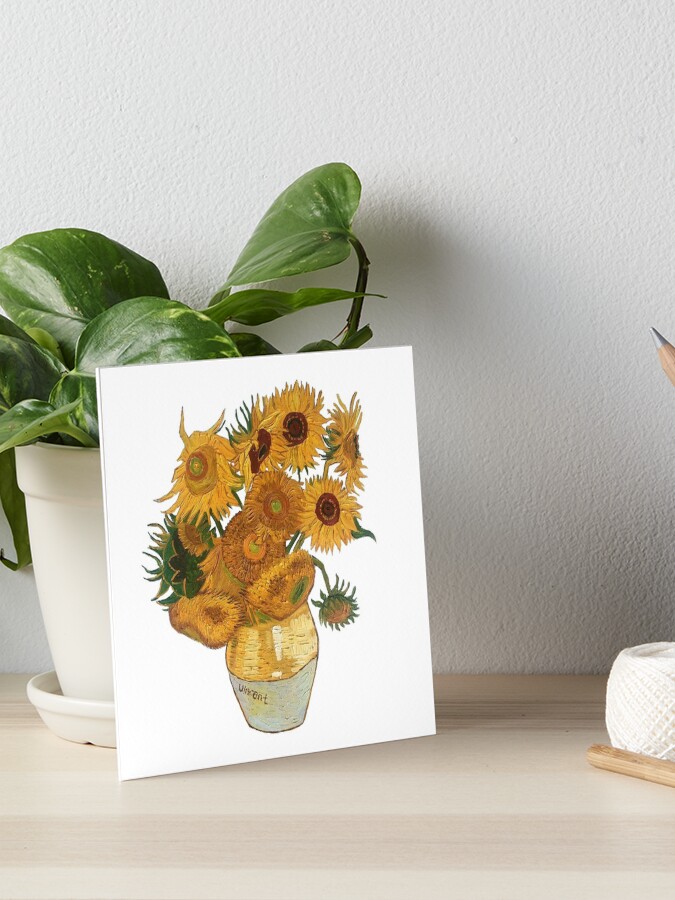 Van Gogh sunflowers Sticker for Sale by allie :)