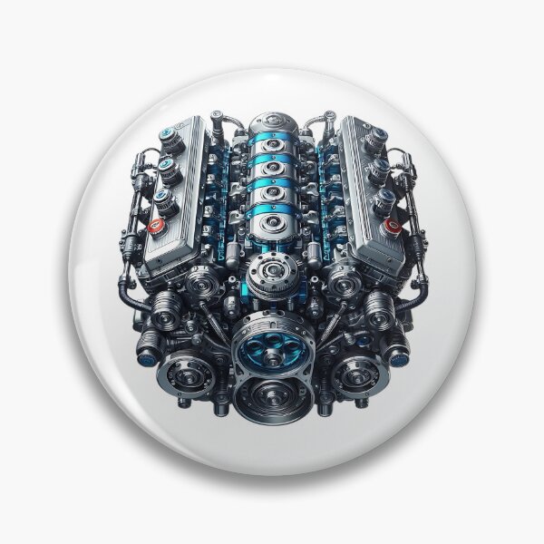 Item preview, Mechanical Heart – Hyper-Realistic V Engine Design designed and sold by x-topia.