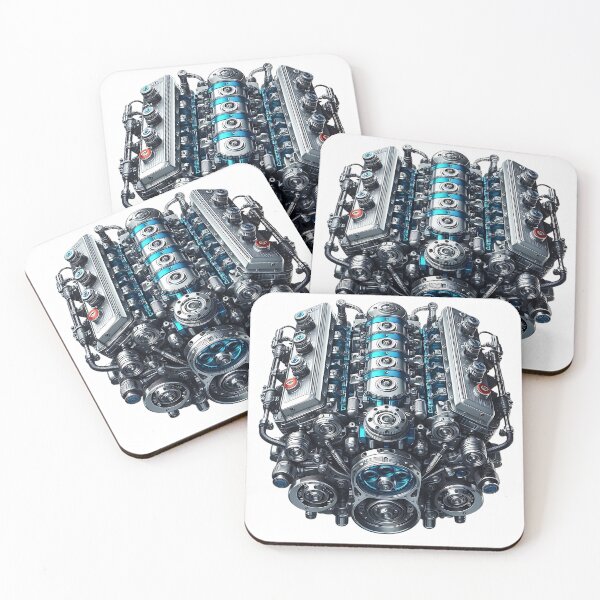 Item preview, Mechanical Heart – Hyper-Realistic V Engine Design designed and sold by x-topia.