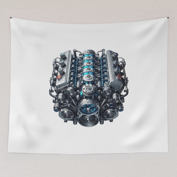 Item preview, Mechanical Heart – Hyper-Realistic V Engine Design designed and sold by x-topia.