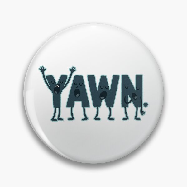Item preview, Yawn letters yawning designed and sold by Oqueartecura.