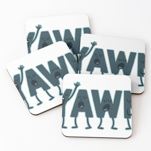 Item preview, Yawn letters yawning designed and sold by Oqueartecura.