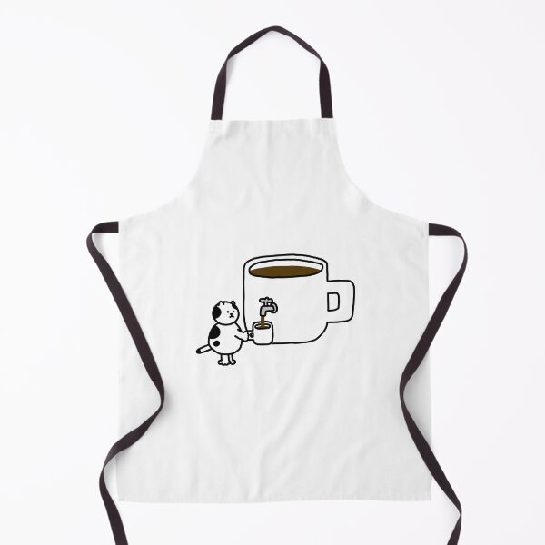 Item preview, a Cat and a Cup of Coffee designed and sold by superbaechoo.