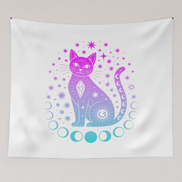 Item preview, Celestial Cat Magic designed and sold by Angry Swan Designs.