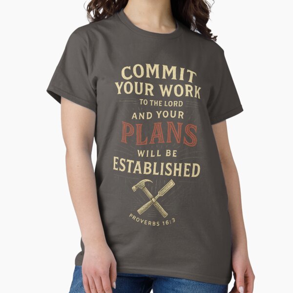 Item preview, Proverbs 16:3 Commit Your Work to the Lord designed and sold by SimplySelim.