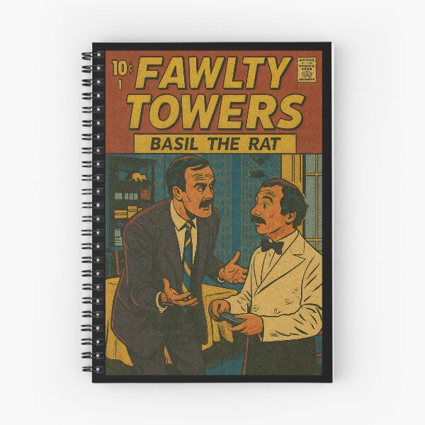 Item preview, Fawlty Towers - Basil the Rat comic designed and sold by Wanderdreaming.