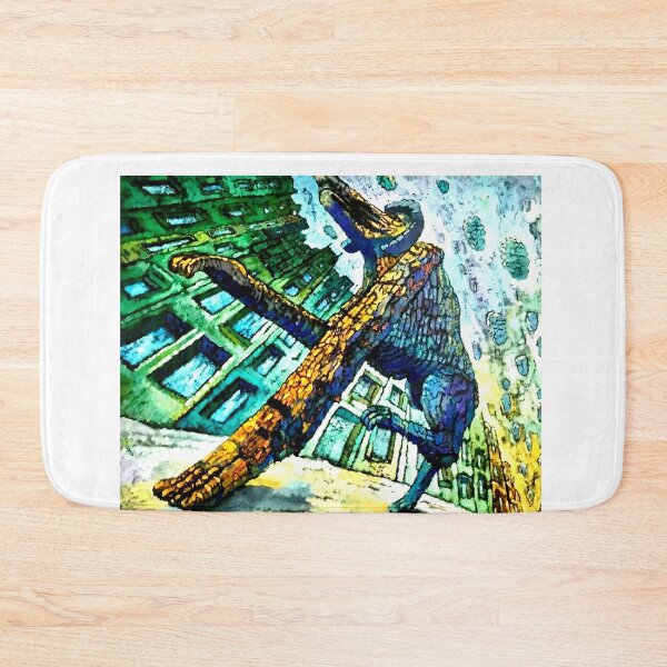 Item preview, "The Last Beast of the Curved District" designed and sold by tikimora.