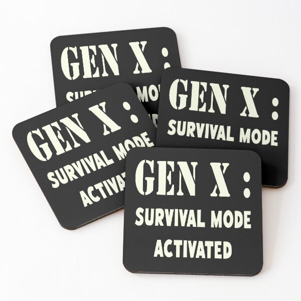 Item preview, Gen X Life: 'Adulting' Was Just The Beta Test For 'Survival Mode' | Relatable & Funny Tee designed and sold by Go Easy Apparel.