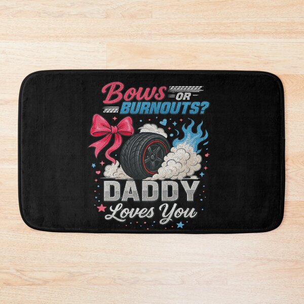 Item preview, burnouts or bows gender reveal Party Announcement Daddy designed and sold by BornBorn.