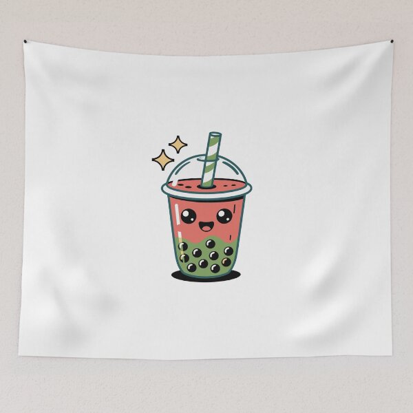 Item preview, watermelon bubble tea designed and sold by jkrphoto.