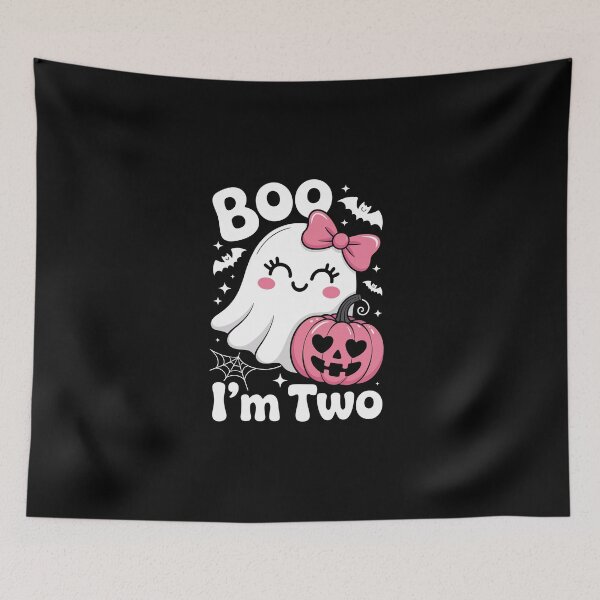Item preview, Boo I'm Two Second Birthday Halloween designed and sold by jkrphoto.