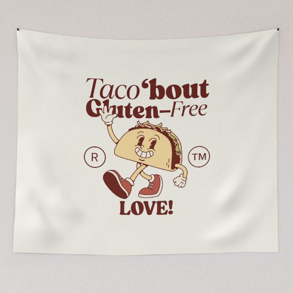 Item preview, Taco 'bout gluten-free love designed and sold by Peerless-Prime.