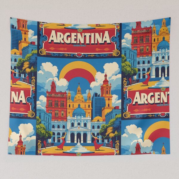 Item preview, Argentina Vintage Travel Tourism designed and sold by TravelersGems.