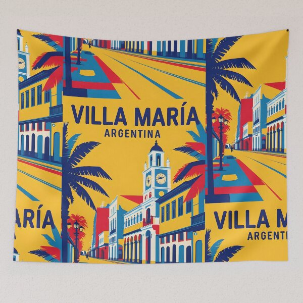 Item preview, Villa Maria Argentina Vintage Travel Tourism designed and sold by TravelersGems.