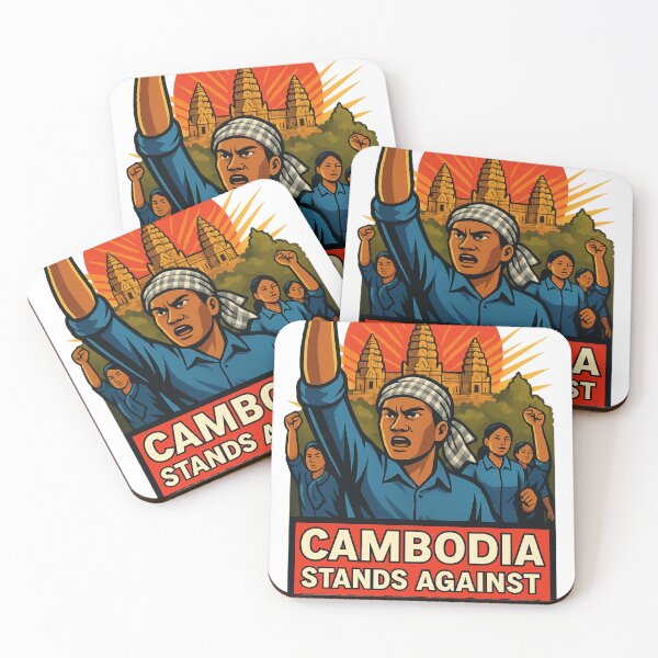 Item preview, Cambodia Protest Against Thailand with Angkor Wat and Rising Sun designed and sold by Aryabek.