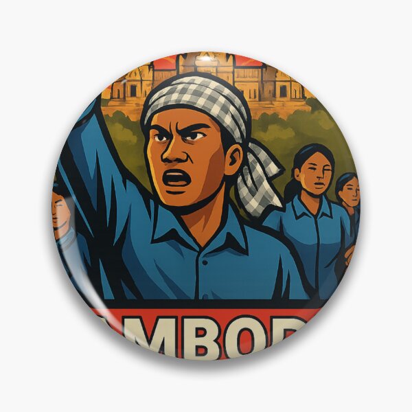 Item preview, Cambodia Protest Against Thailand with Angkor Wat and Rising Sun designed and sold by Aryabek.