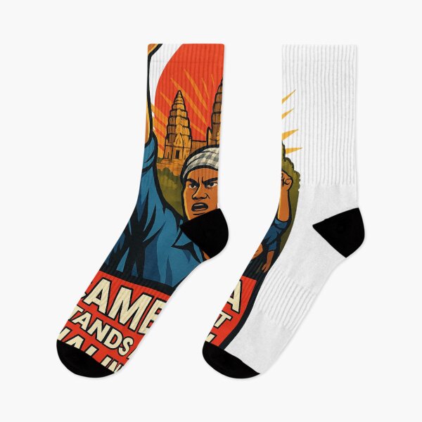 Item preview, Cambodia Protest Against Thailand with Angkor Wat and Rising Sun designed and sold by Aryabek.