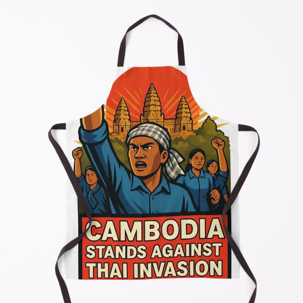 Item preview, Cambodia Protest Against Thailand with Angkor Wat and Rising Sun designed and sold by Aryabek.