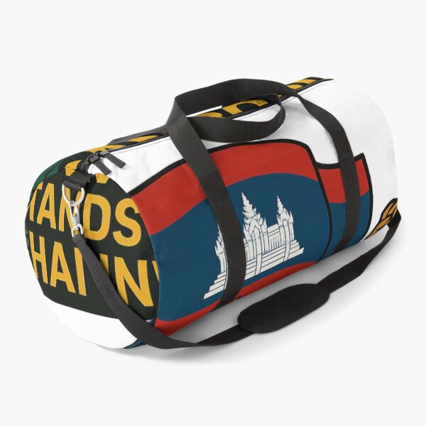 Item preview, Cambodian Nationalist to Thai Invasion with Angkor Wat and Flag designed and sold by Aryabek.