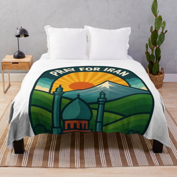 Item preview, Prayerful Iran Landscape with Sunrise and Mount Damavand designed and sold by Aryabek.