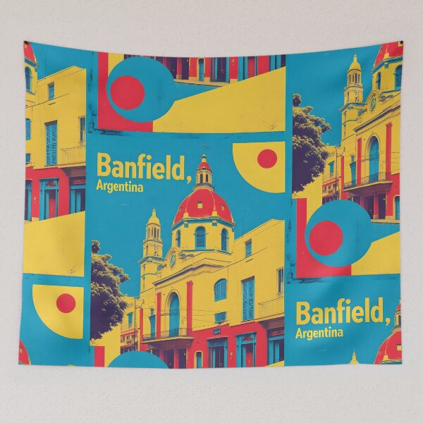Item preview, Banfield Argentina Vintage Travel Tourism designed and sold by TravelersGems.