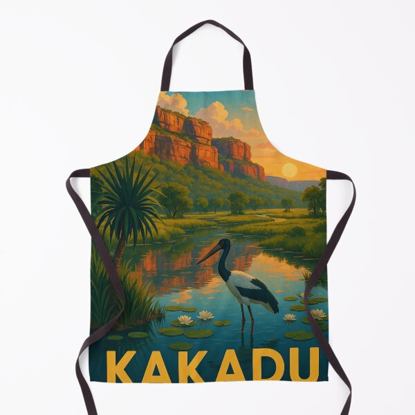 Item preview, Sunset in Kakadu National Park with Jabiru and Red Cliffs designed and sold by Aryabek.
