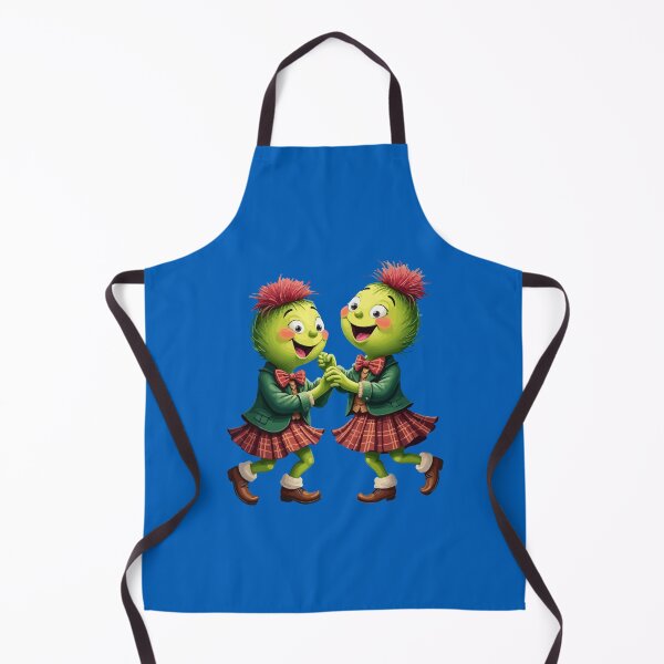 Item preview, Scottish Thistles Wearing Plaid Dancing Ceilidh designed and sold by taiche.