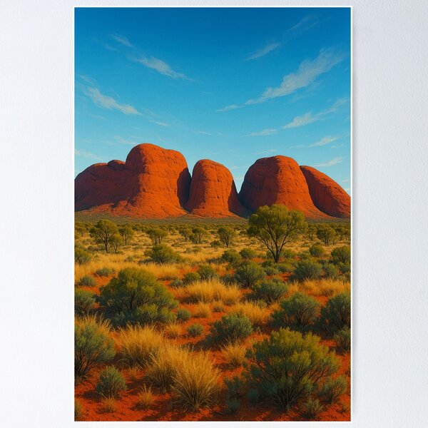 Item preview, Kata Tjuta Red Domes in Uluru-Kata Tjuta National Park designed and sold by Aryabek.