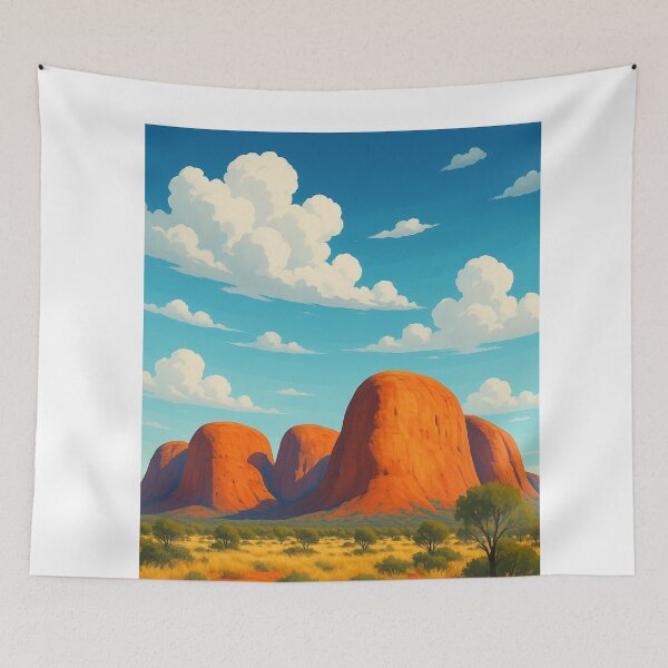 Item preview, Kata Tjuta Rock Formations in the Red Centre of Australia designed and sold by Aryabek.