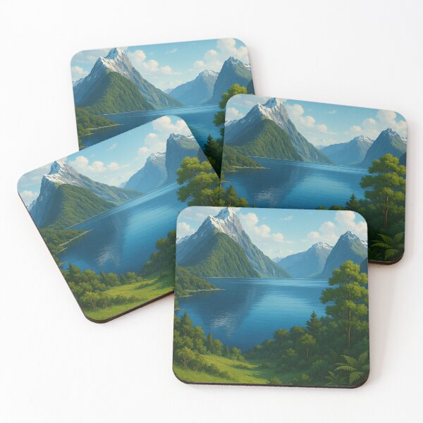 Item preview, Te Anau and Fiordland Mountains, South Island New Zealand designed and sold by Aryabek.