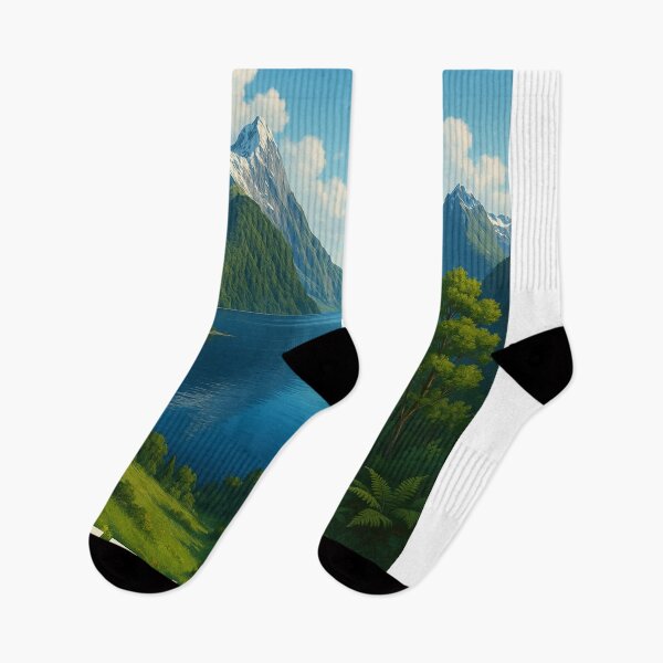 Item preview, Te Anau and Fiordland Mountains, South Island New Zealand designed and sold by Aryabek.