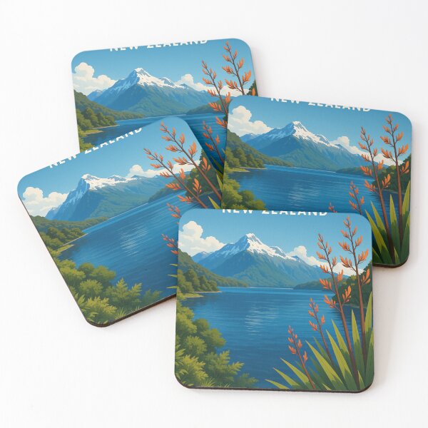 Item preview, Lake Te Anau and Mountains of Fiordland National Park designed and sold by Aryabek.
