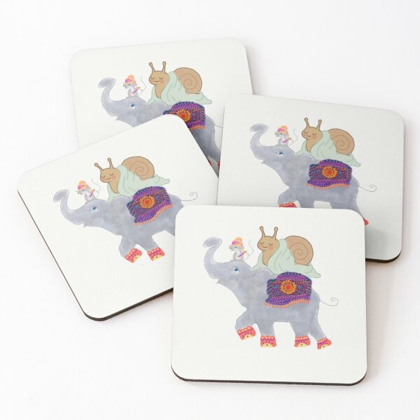 Item preview, Vamos despacio juntos – Ilustración de un trío de animales acogedores designed and sold by spisc01.