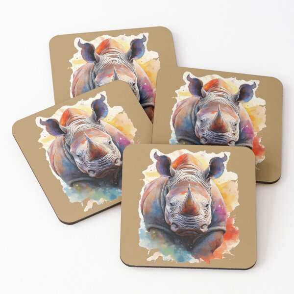 Item preview, Rhinoceros - MY ZOO collection designed and sold by MediaGalleria.